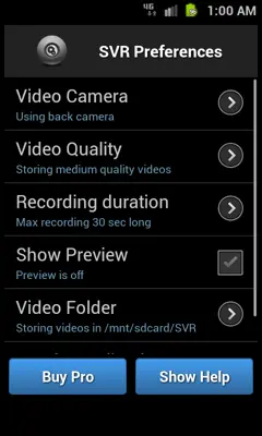 Secret Video Recorder (Android 1X) android App screenshot 10