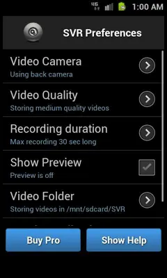 Secret Video Recorder (Android 1X) android App screenshot 4